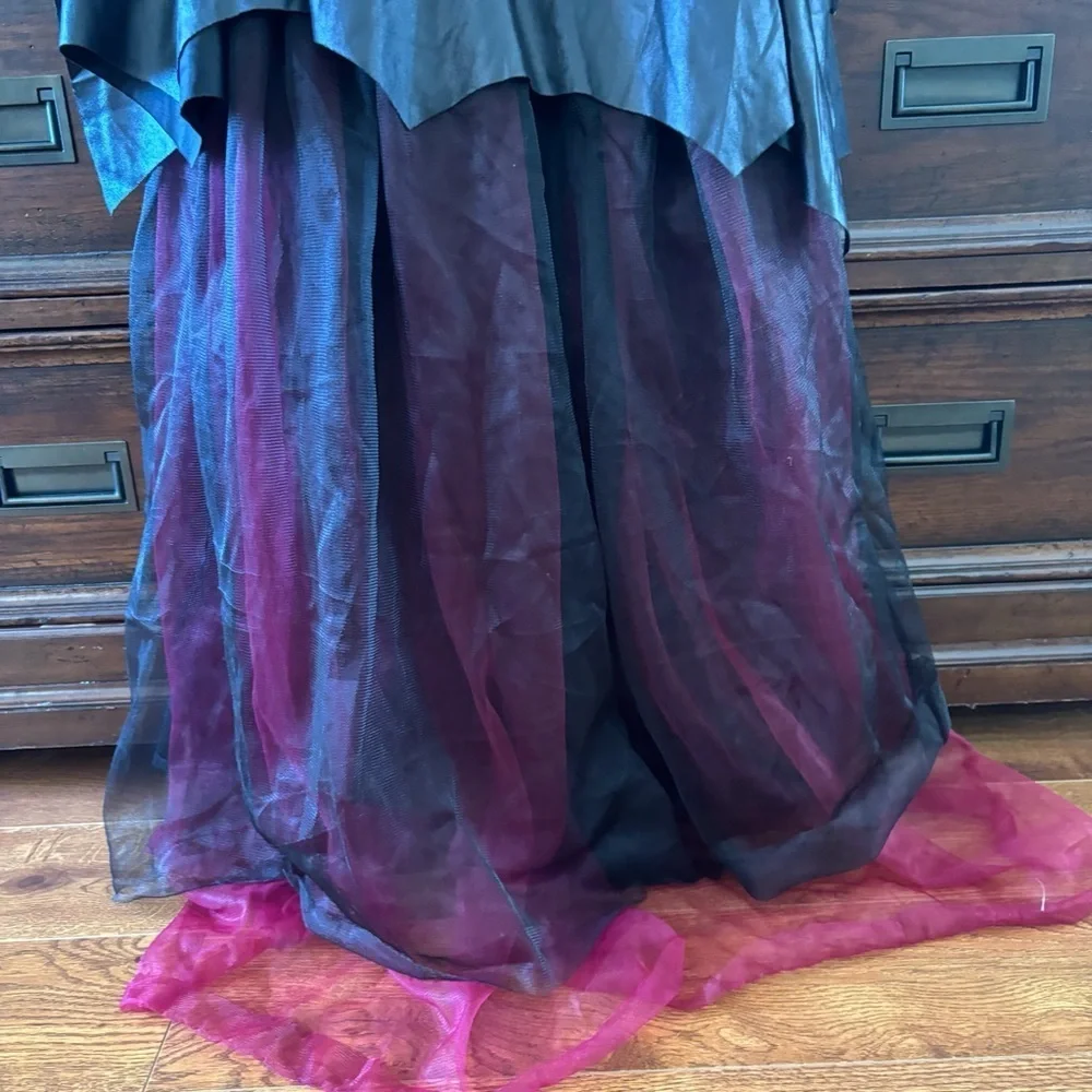 Enchanting Black and Purple witch Kids Costume in size M